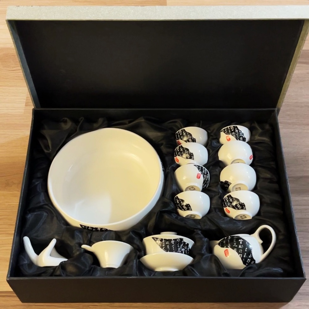 ✨Collectible Vintage JingDeZhen Fine Porcelain Tea Set
